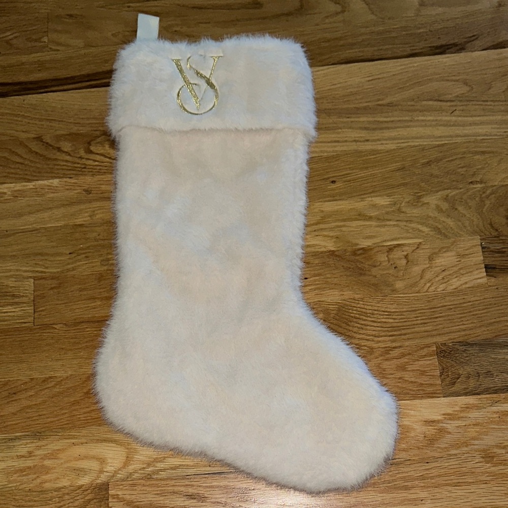 NWOT Victoria Secret 2025 Faux Fur Christmas Stocking